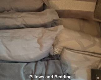 Pillows and Bedding