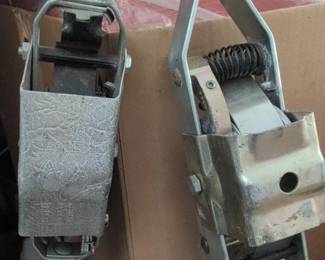 Vintage Cable Hoist or Winch Set