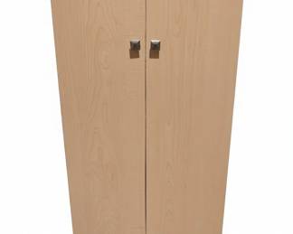 Light Wood TwoDoor Teachers Storage Cabinet