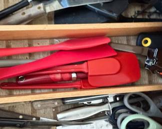Assorted Kitchen Utensils and Cutlery
