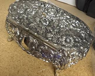 Ornate Victorian Style Trinket Box