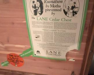 Lane Hope Chest Cedar Chest  Jacobean Style second image