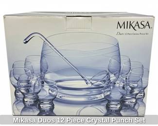 Mikasa Duos Piece Crystal Punch Set
