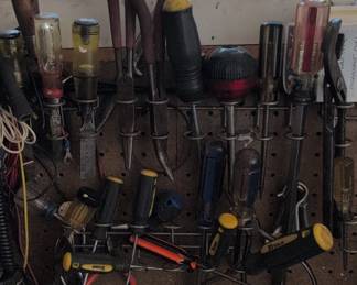 Assorted Hand Tools and Electrical Supplies  Titan Brand Focus