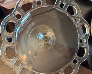 Anchor Hocking Boopie Glass Cake Stand
