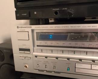 Sony Disc CD Changer and Kenwood Stereo Receiver System second image