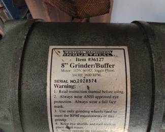 Central Machinery Grinder or Buffer second image