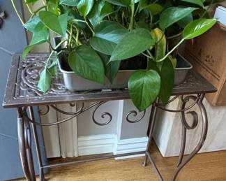 Ornate Metal Plant Stand