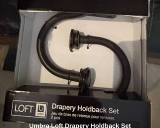 Umbra Loft Drapery Holdback Set