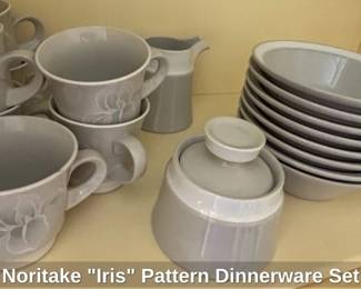 Noritake Iris Pattern Dinnerware Set