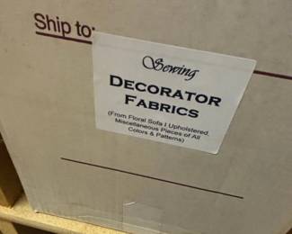 Decorator Fabrics Lot