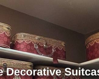Vintage Decorative Suitcases Set