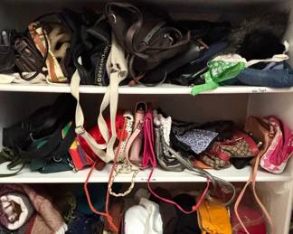 Assorted Womens Handbags and Accessories
