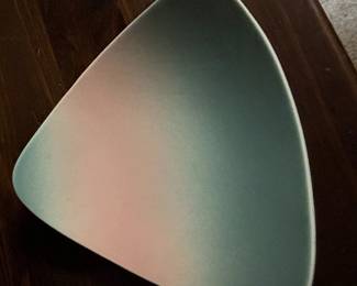Peter Pots Pottery Triangular Ashtray