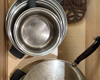 Vintage Saladmaster Stainless Steel Cookware Set
