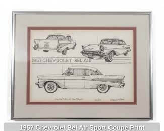 Chevrolet Bel Air Sport Coupe Print