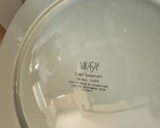 Mikasa Color Spectrum CA Sage Plate