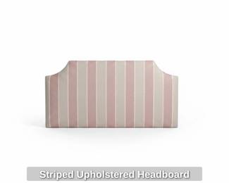 Striped Upholstered Headboard second image