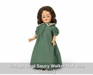 Vintage Ideal Saucy Walker Doll with Clothing second image