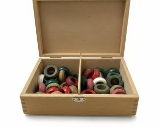 Vintage Carrom Game Pieces