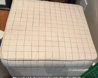 Threshold designed with Studio McGee Lynwood Square Upholstered Cube Ottoman