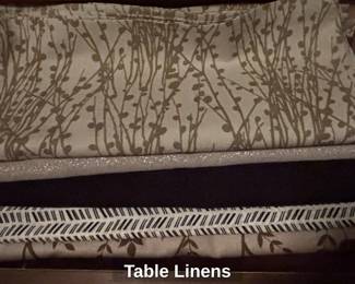 Table Linens B