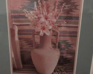 Framed Print of Still Life with Amphora and Flowers second image