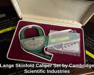 Lange Skinfold Caliper Set by Cambridge Scientific Industries