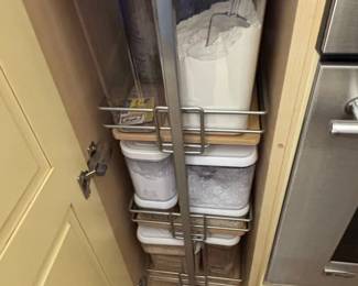 RevAShelf PullOut Pantry Organizer with Food Storage Containers