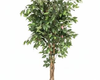 Artificial Ficus Tree with Decorative Branches and Accent Lights second image