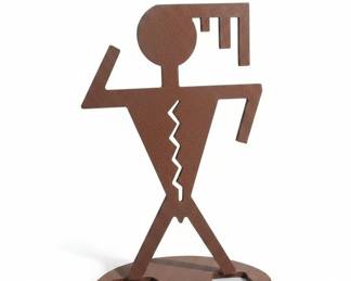 Street Art Style Figural Metal Sculpture