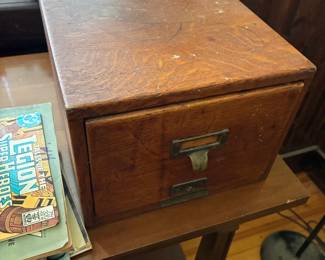Library wooden box