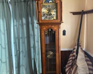 Chippendale style tall clock (Bid Item)
