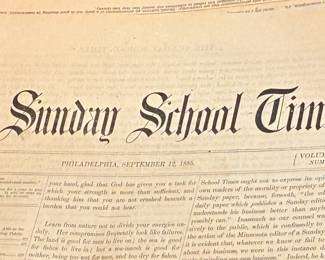 Philadelphia paper 1886