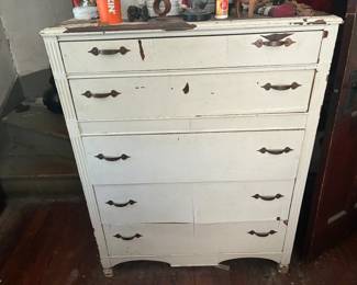Distressed dresser