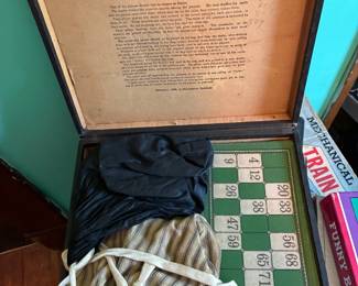 Lotto parts, rules and game board