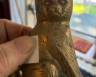 Solid brass figurine