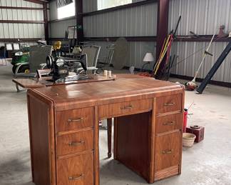 VINTAGE WATERFALL DRESSER