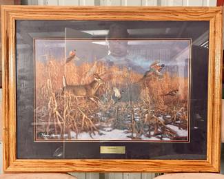 “CORNHUSKERS” FRAMED PRINT BY HAYDEN LAMBSON