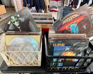 CLASSIC ROCK RECORD COLLECTION-DEF LEPPARD, BOSTON, AND MANY MORE