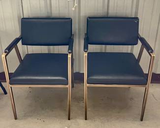 PAIR OF OFFICE CHAIRS