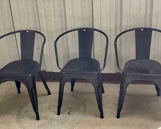 METAL PATIO CHAIRS