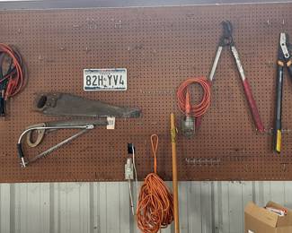 EXTENSION CORDS, SAWS, JUMPER CABLES
