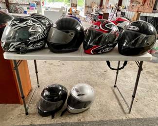 MOTORCYCLE HELMETS-HARLEY DAVIDSON, HJC, SHOEI AND MORE