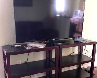 TELEVISION, BOOK SHELVES