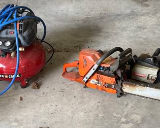 AIR COMPRESSOR, CHAIN SAWS