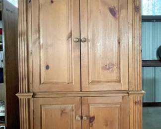 SOLID WOOD ARMOIRE