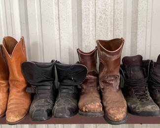 BIKER BOOTS, COWBOY BOOTS