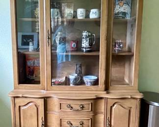 VINTAGE CURIO CABINET