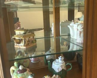 Various collectible ceramic teapots $5 - $7 each